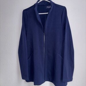 Eileen Fisher Tencel Jacket size M blue